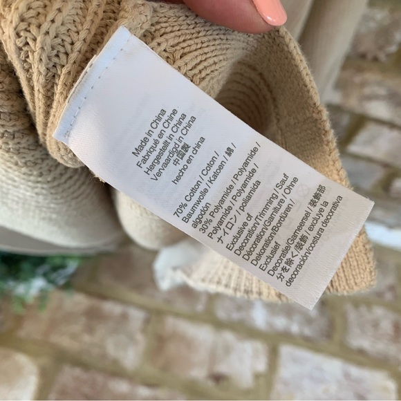 J. Crew | Women's Tan V-Neck Sweater - Picture 8 of 15